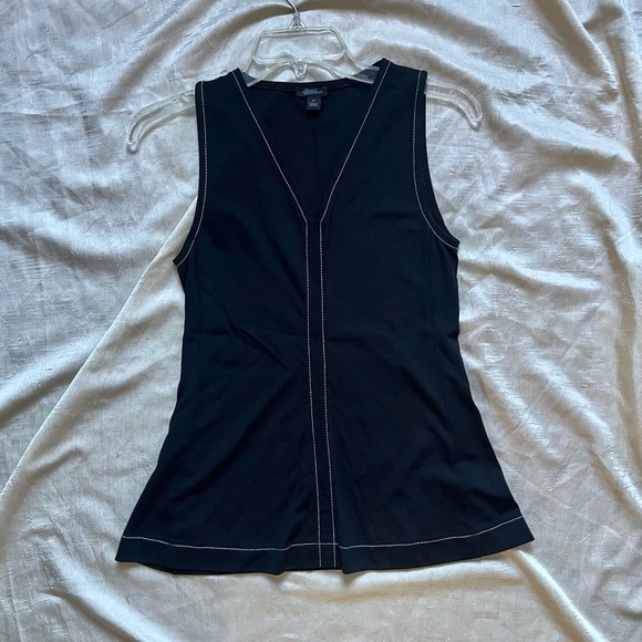 Ann Taylor Tops - Ann Taylor Black Stitched Top